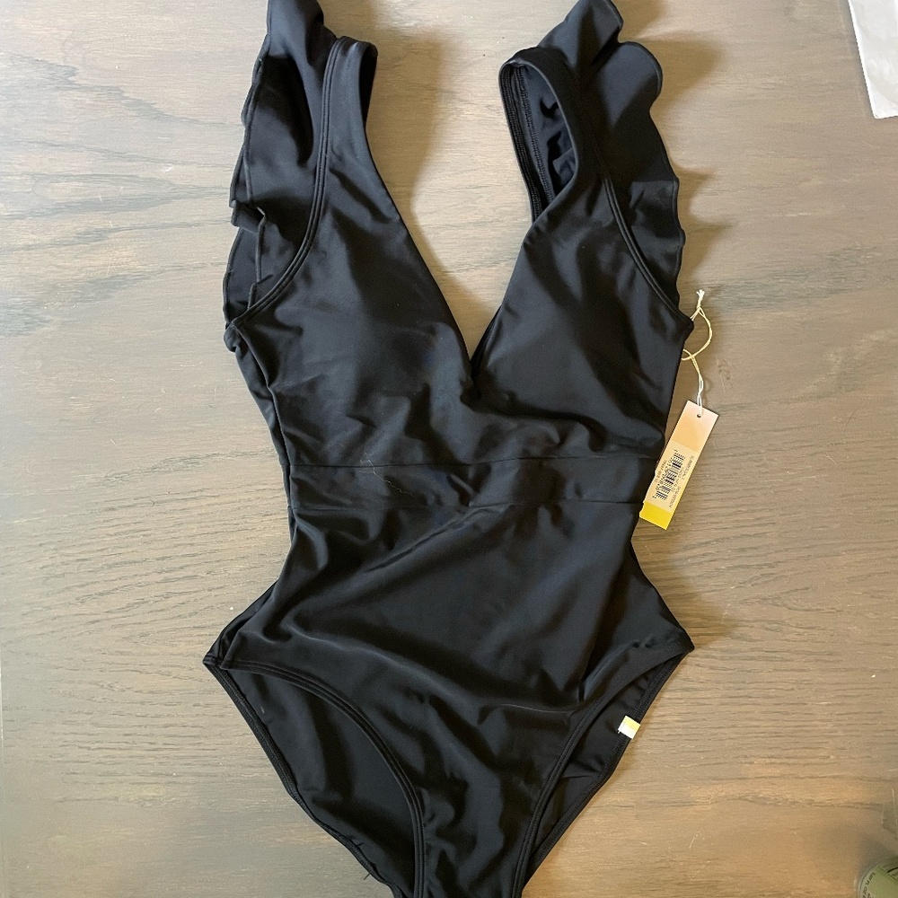 The Ruffle Backflip Summersalt one-piece black